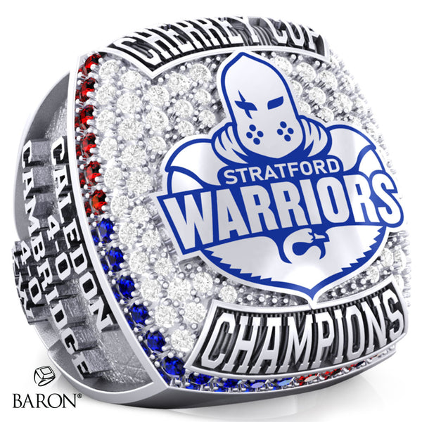 Stratford Warriors Hockey 2023 Championship Ring - Design 1.1