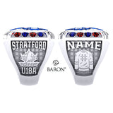 Stratford Warriors U18A OHF Hockey 2025 Championship Ring - Design 2.3