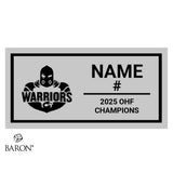 Stratford Warriors U18A OHF Hockey 2025 Championship Black Window Ring Box