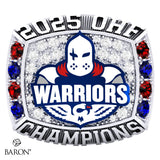 Stratford Warriors U18A OHF Hockey 2025 Championship Ring - Design 2.3