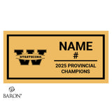 Strathcona Warriors Hockey 2025 Championship Black LED Ring Box