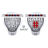 Tantramar Titans Football 2024 Championship Ring - Design 1.2