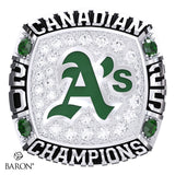 Tavistock Athletics Softball 2025 Championship Ring - Design 1.3