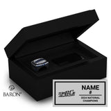 Team BC Lacrosse 2024 Championship Black Standard Window Ring Box