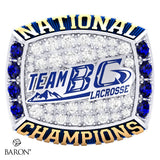 Team BC Lacrosse 2024 Dual Champion Championship Ring - Design D1.3