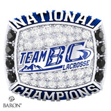 Team BC Lacrosse 2024 Alumni Cup Championship Ring - Design 1.1