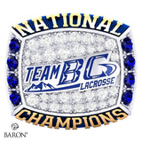 Team BC Lacrosse 2024 U17 Tackaberry Trophy Championship Ring - Design 1.3