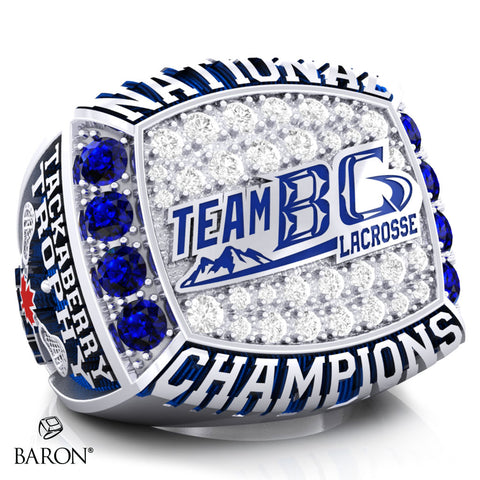 Team BC Lacrosse 2024 U17 Tackaberry Trophy Championship Ring - Design 1.4