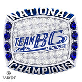 Team BC Lacrosse 2024 U17 Tackaberry Trophy Championship Ring - Design 1.4