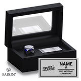 Team BC Lacrosse 2025 Championship Black Standard Window Ring Box