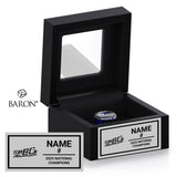 Team BC Lacrosse 2025 Championship Black Window Ring Box