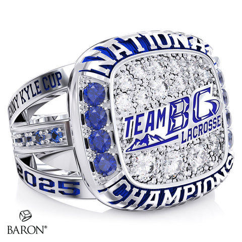Team BC Lacrosse 2025 Championship Ring - Design 2.1 Jenny Kyle Cup