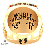 Team Canada FISU Games World University Games Women's 2023 Championship Ring - Design 1.2 *BALANCE*