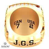 Team Canada FISU Games World University Games 2023 Championship Ring - Design 4.4