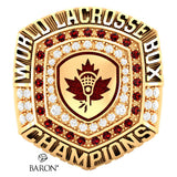 Team Canada Lacrosse 2024 Championship Ring - Design 2.7