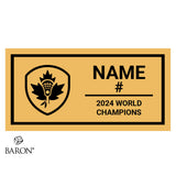 Team Canada Lacrosse 2024 Championship Black Window Ring Box