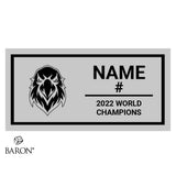 Team Haudenosaunee Lacrosse 2022 Championship Black Window Ring Box