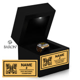 Team Manitoba Hockey 2023 Championship Black LED Ring Box