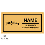 Team Ontario Lacrosse Canada Summer Games 2025 Championship Black Window Ring Box