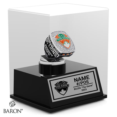 The Game 2023 - BC Lions Championship Display Case