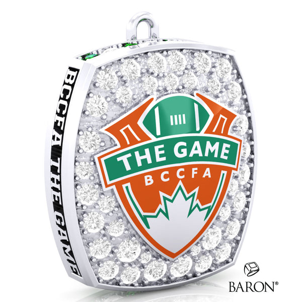 The Game 2023 - BC Roughriders Championship Ring Top Pendant - Design 1.9