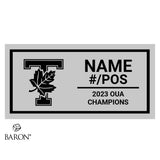 The University of Toronto Baseball 2023 Championship Black Standard Window Ring Box