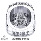 Toronto Jr. Canadiens Hockey 2025 Championship Ring - Design 1.4