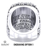 Toronto Jr. Canadiens Hockey 2025 Championship Ring - Design 1.4