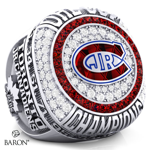 Toronto Jr. Canadiens Hockey 2025 Championship Ring - Design 1.4