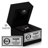 U12 AA Guelph Gryphons Football 2024 Championship Black LED Ring Box