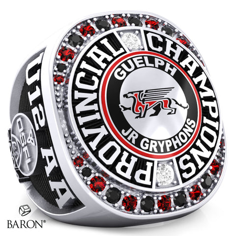 U12 AA Guelph Gryphons Football 2024 Championship Ring - Design 3.1