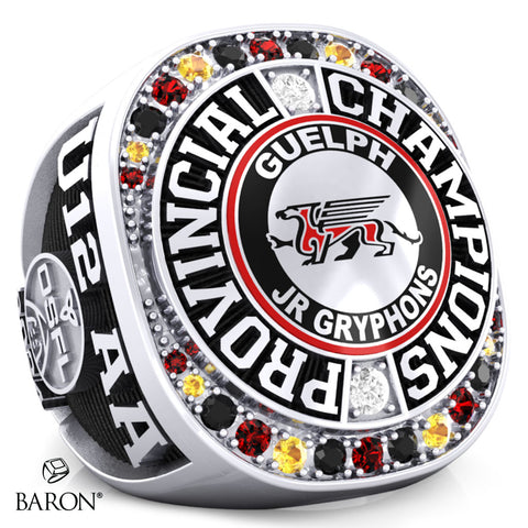 U12 AA Guelph Gryphons Football 2024 Championship Ring - Design 3.2
