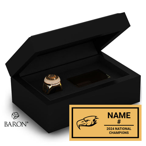 UBC Thunderbirds 2024 U Sports Women's Soccer Championship Black Standard Window Ring Box