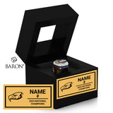 UBC Thunderbirds 2024 U SPORTS Men's Soccer Championship Black Window Ring Box