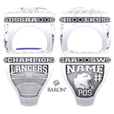 UCC Football 2023 Championship Ring - Design 1.4