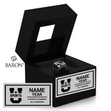 U Sports Academic All - Canadian Championship Black Window Ring Box