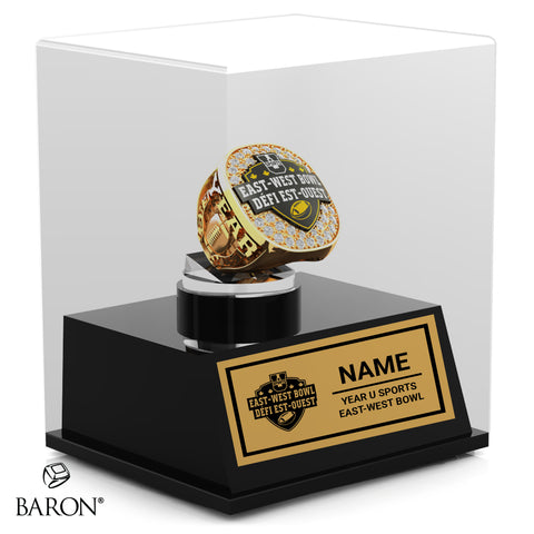U SPORTS East-West Bowl Football Championship Display Case