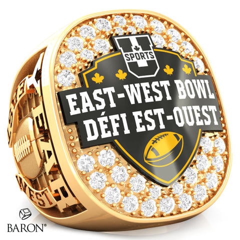 U SPORTS East-West Bowl Football Championship Ring - Design 1.5