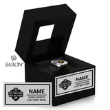 U SPORTS East-West Bowl Football Championship Black Window Ring Box