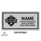 U SPORTS East-West Bowl Football Championship Black Standard Window Ring Box