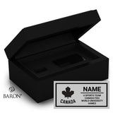U SPORTS Team Canada FISU Black Standard Window Ring Box