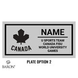 U SPORTS Team Canada FISU Black LED Ring Box