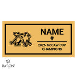 University of Guelph Hockey 2026 Championship Black Window Ring Box
