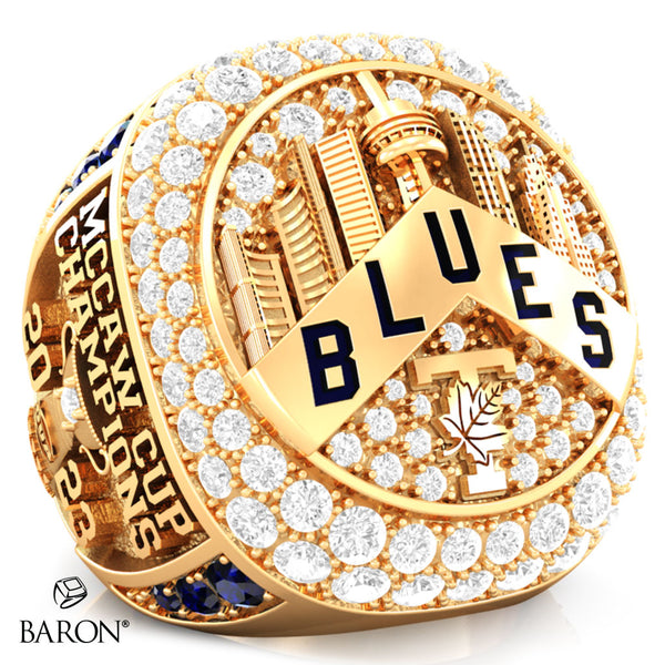 University of Toronto Varsity Blues Hockey 2023 Championship Ring - Design 1.2