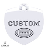 University of Windsor Football Alumni Ring Top Pendant - Design 1.11