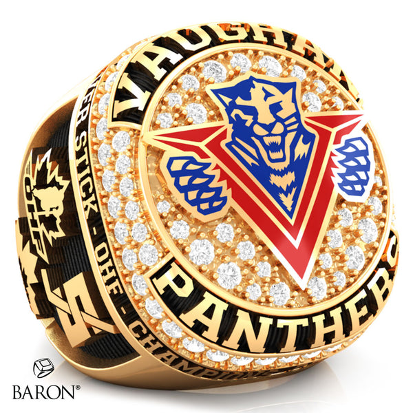 Vaughan Panthers U15 AA Hockey 2024 Championship Ring - Design 1.8
