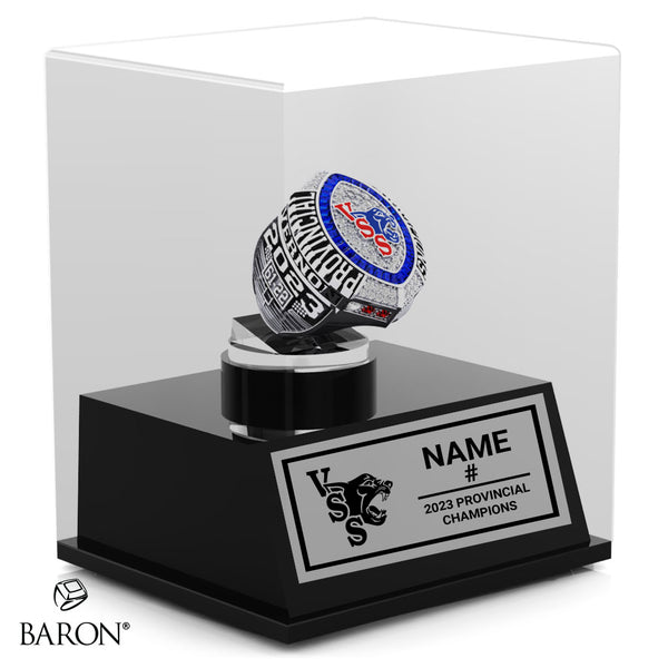 Vernon Panthers JR 2023 Championship Display Case