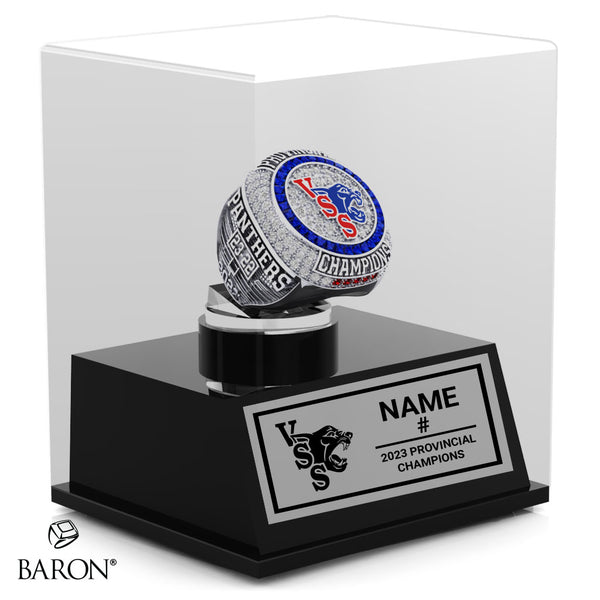Vernon Panthers Football 2023 Championship Display Case