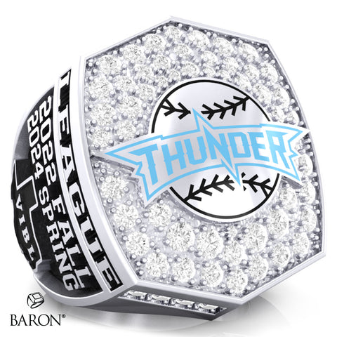 Victoria Thunder Baseball 2024 Championship Ring - Design 1.2