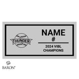 Victoria Thunder Baseball 2024 Championship Black Window Ring Box